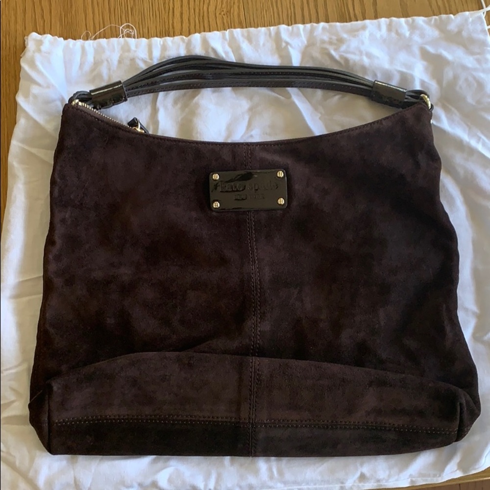 Kate Spade Brown Suede Purse